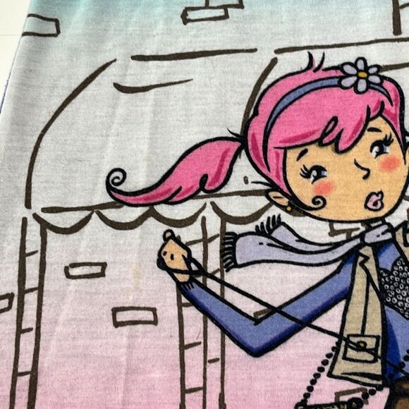 The Children’s Place | Girls Purple Pink Print Sleeveless Nightgown Pajamas Pjs - Picture 14 of 16